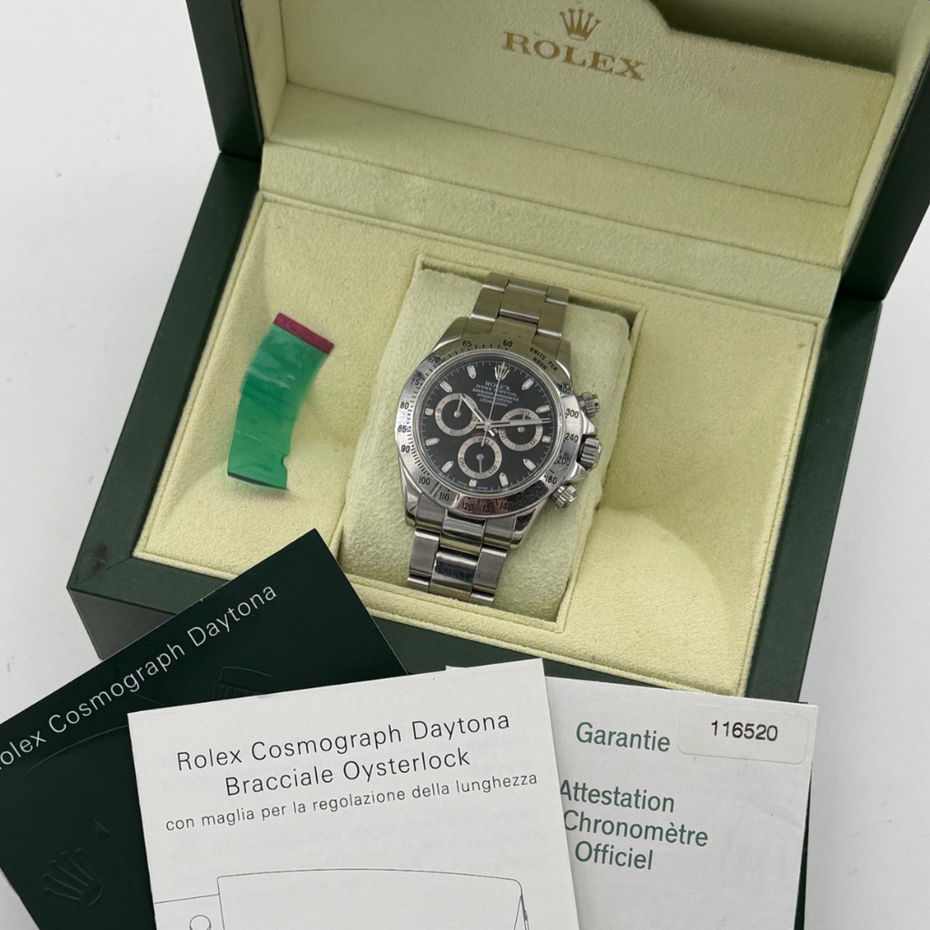 Rolex Cosmograph Daytona 116520 (2005) Quadrante Nero
