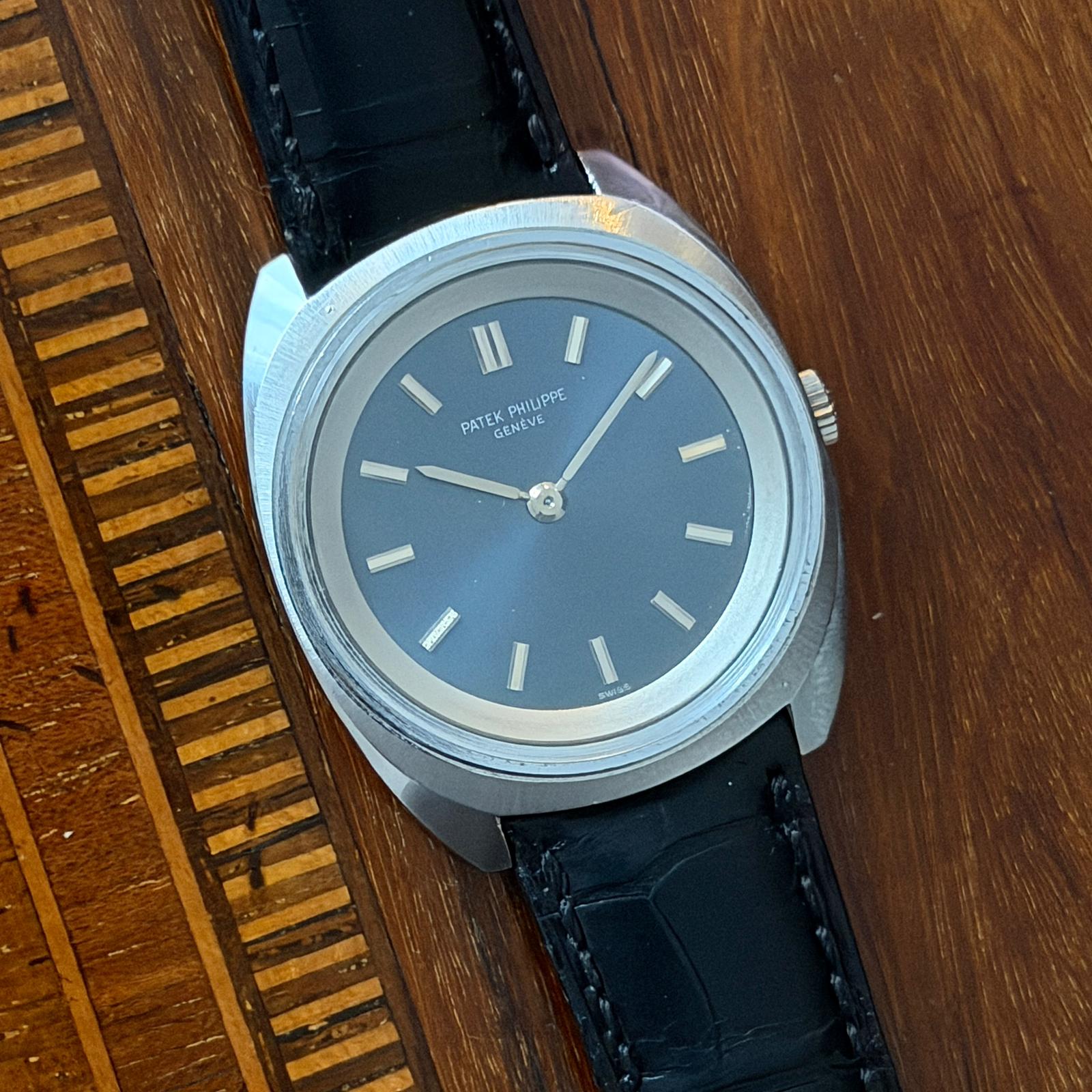 Patek Philippe Reference 3579 Stainless Steel Cushion Watch