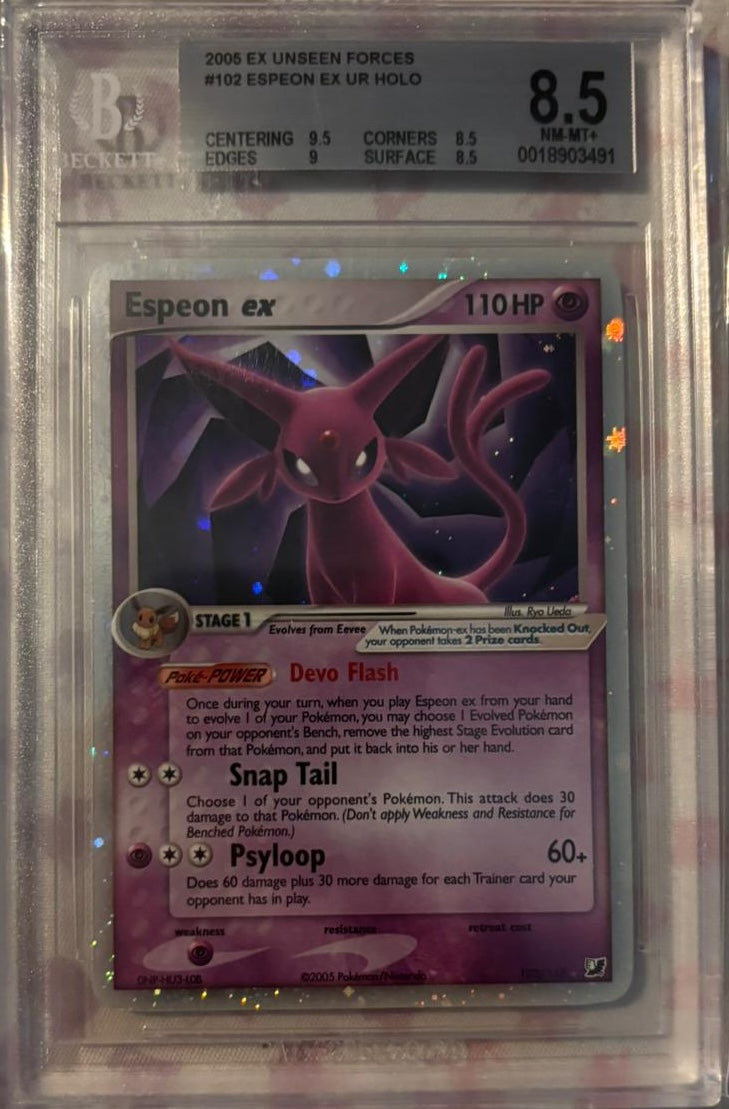 Pokémon Espeon ex – EX Forze Invisibili 102/115 (2005)