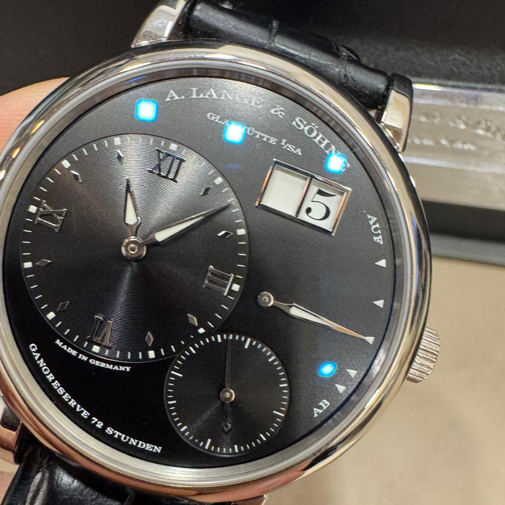 A. Lange & Söhne Grand Lange 1 Quadrante Nero, Oro Bianco (2013)