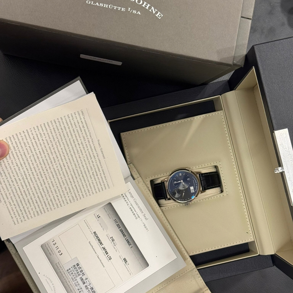A. Lange & Söhne Grand Lange 1 Quadrante Nero, Oro Bianco (2013)