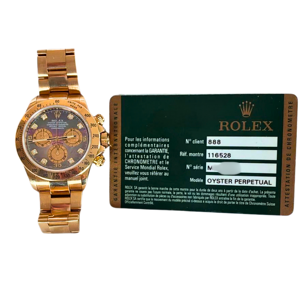Rolex Cosmograph Daytona 116528 “Madreperla di Tahiti”