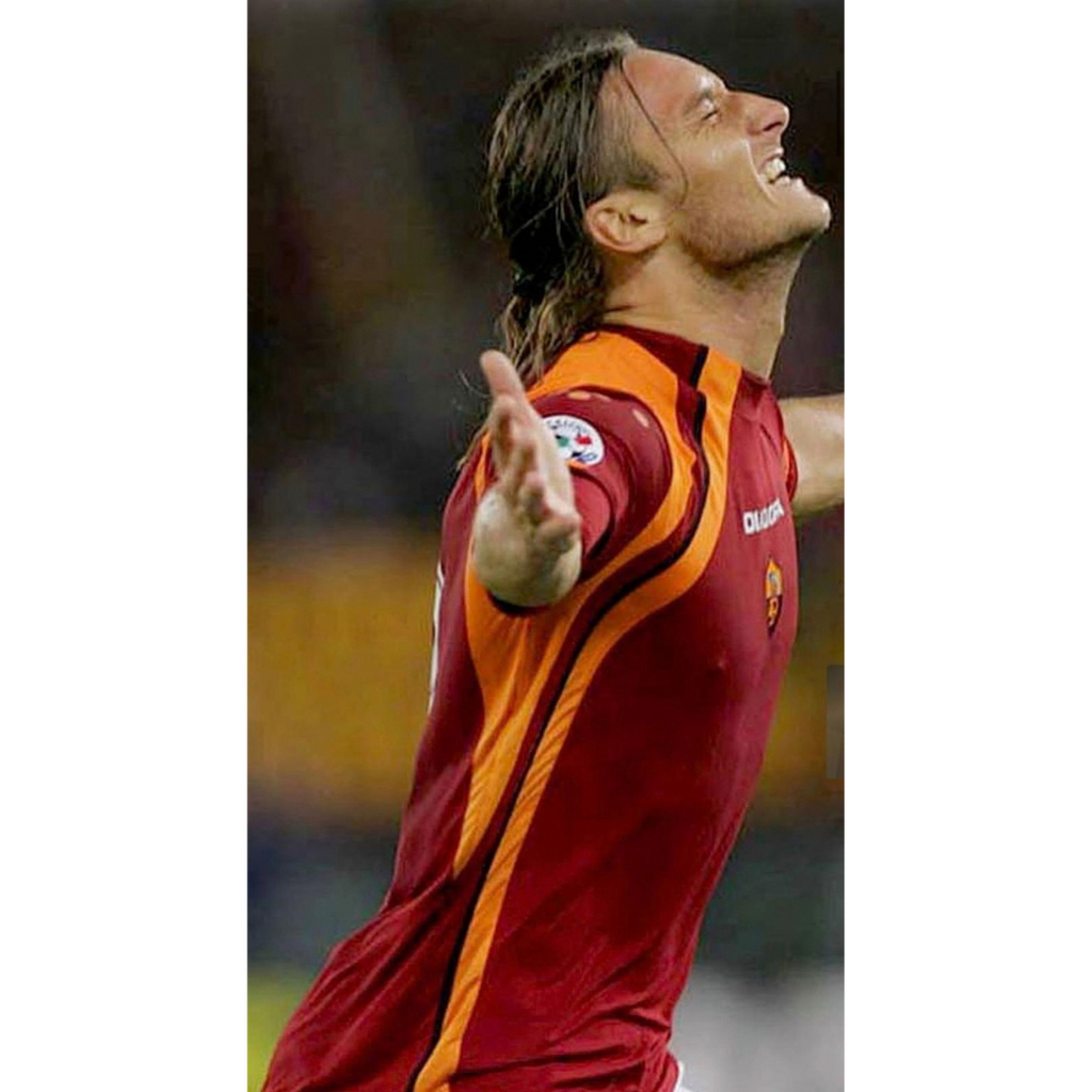 Francesco Totti Game-Issued AS Roma Shirt, 2005/06 – Signed