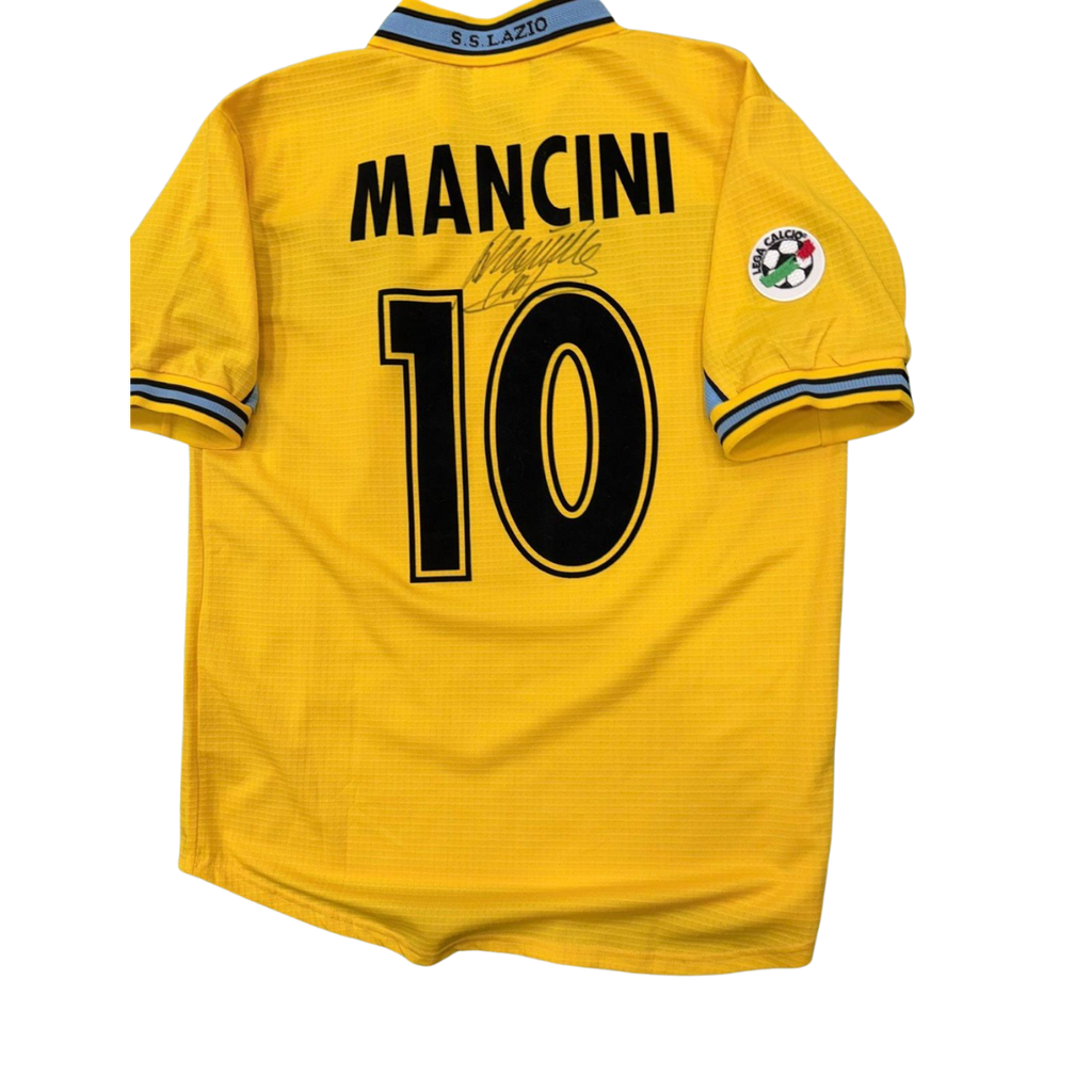 Roberto Mancini Match-Worn & Signed S.S. Lazio No.10 Shirt (1998/1999)