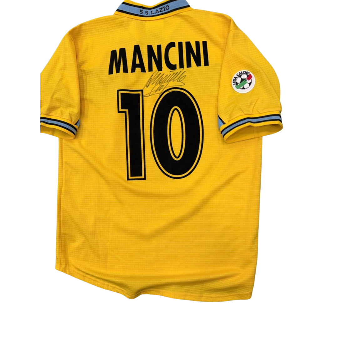Roberto Mancini Match-Worn & Signed S.S. Lazio No.10 Shirt (1998/1999)
