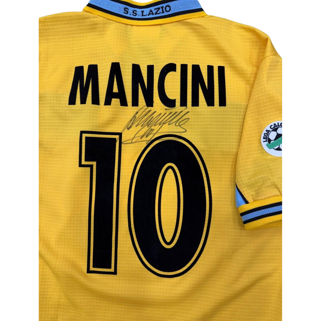 Roberto Mancini Match-Worn & Signed S.S. Lazio No.10 Shirt (1998/1999)