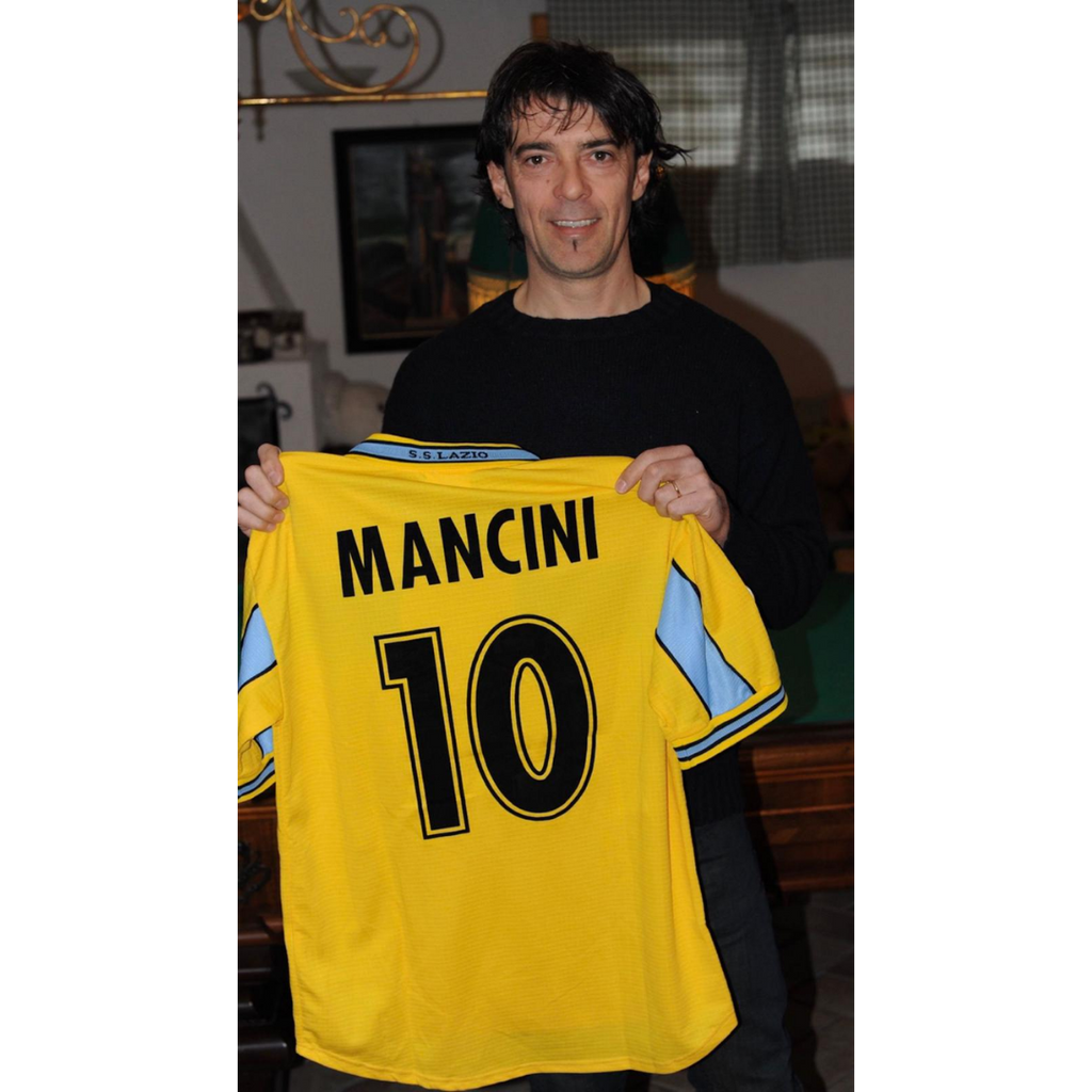 Roberto Mancini Match-Worn & Signed S.S. Lazio No.10 Shirt (1998/1999)