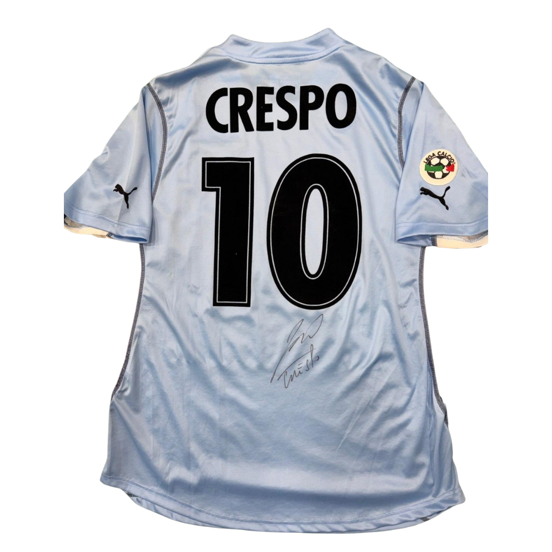 Hernán Crespo Signed S.S. Lazio No.10 Shirt (2001/2002 Season)