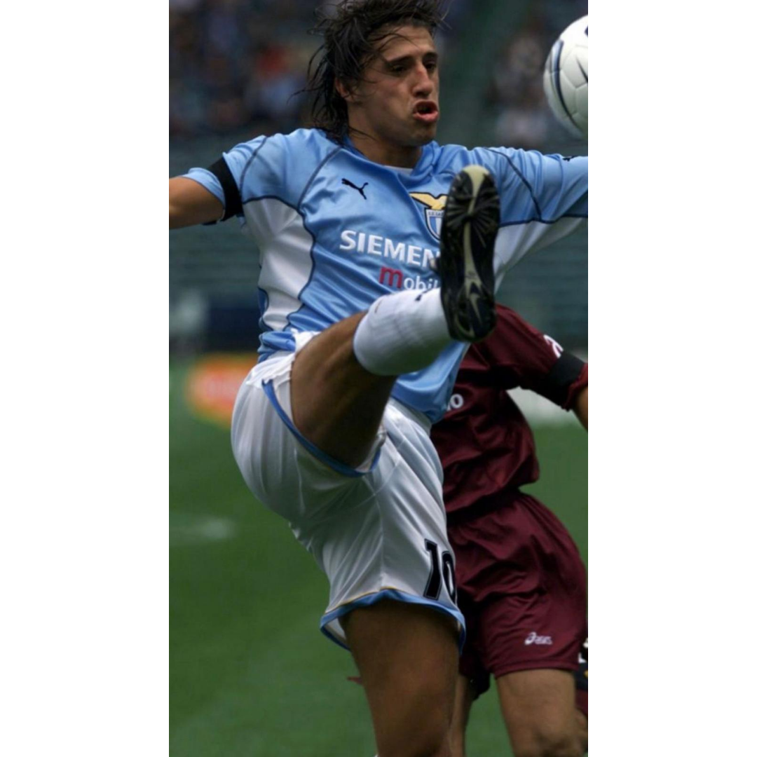 Hernán Crespo Signed S.S. Lazio No.10 Shirt (2001/2002 Season)