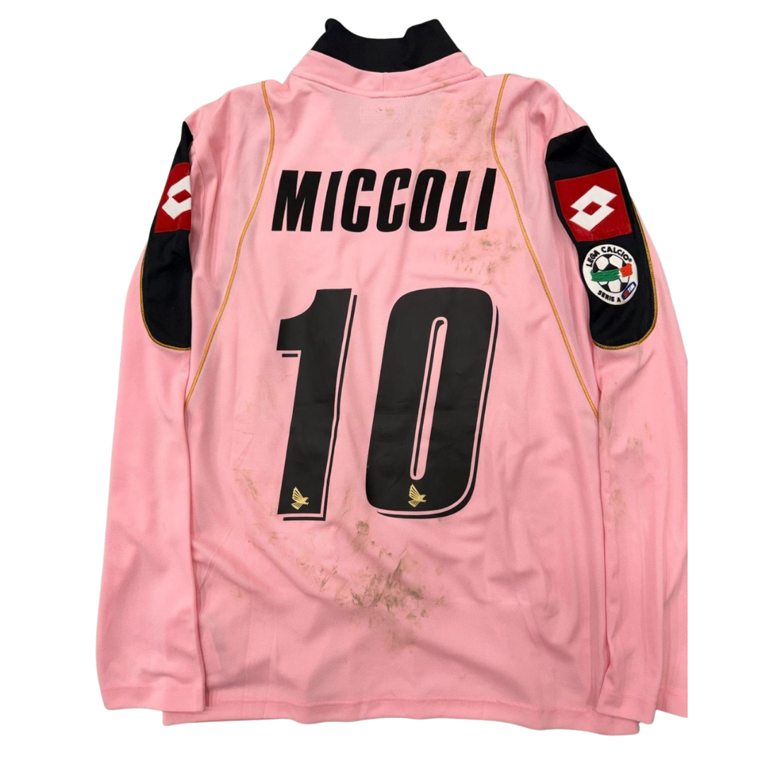 Fabrizio Miccoli Palermo Match-Worn No.10 Shirt with Captain’s Armband (2008/2009)