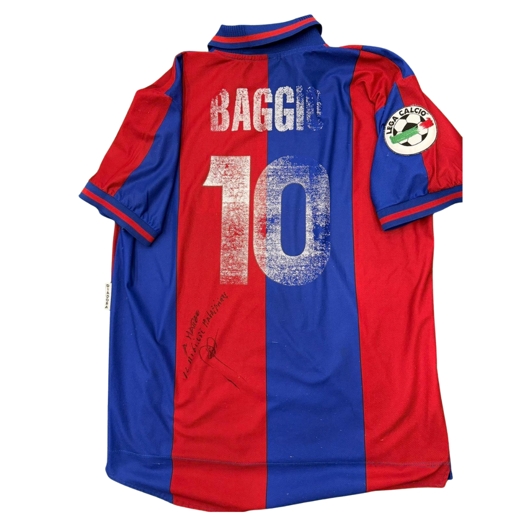 Roberto Baggio Signed Bologna FC Home Shirt (1997/1998)
