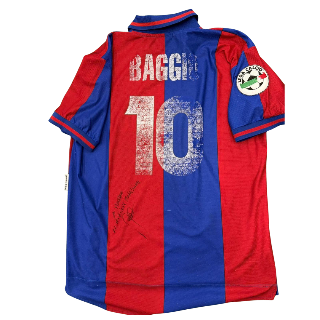 Roberto Baggio Signed Bologna FC Home Shirt (1997/1998)
