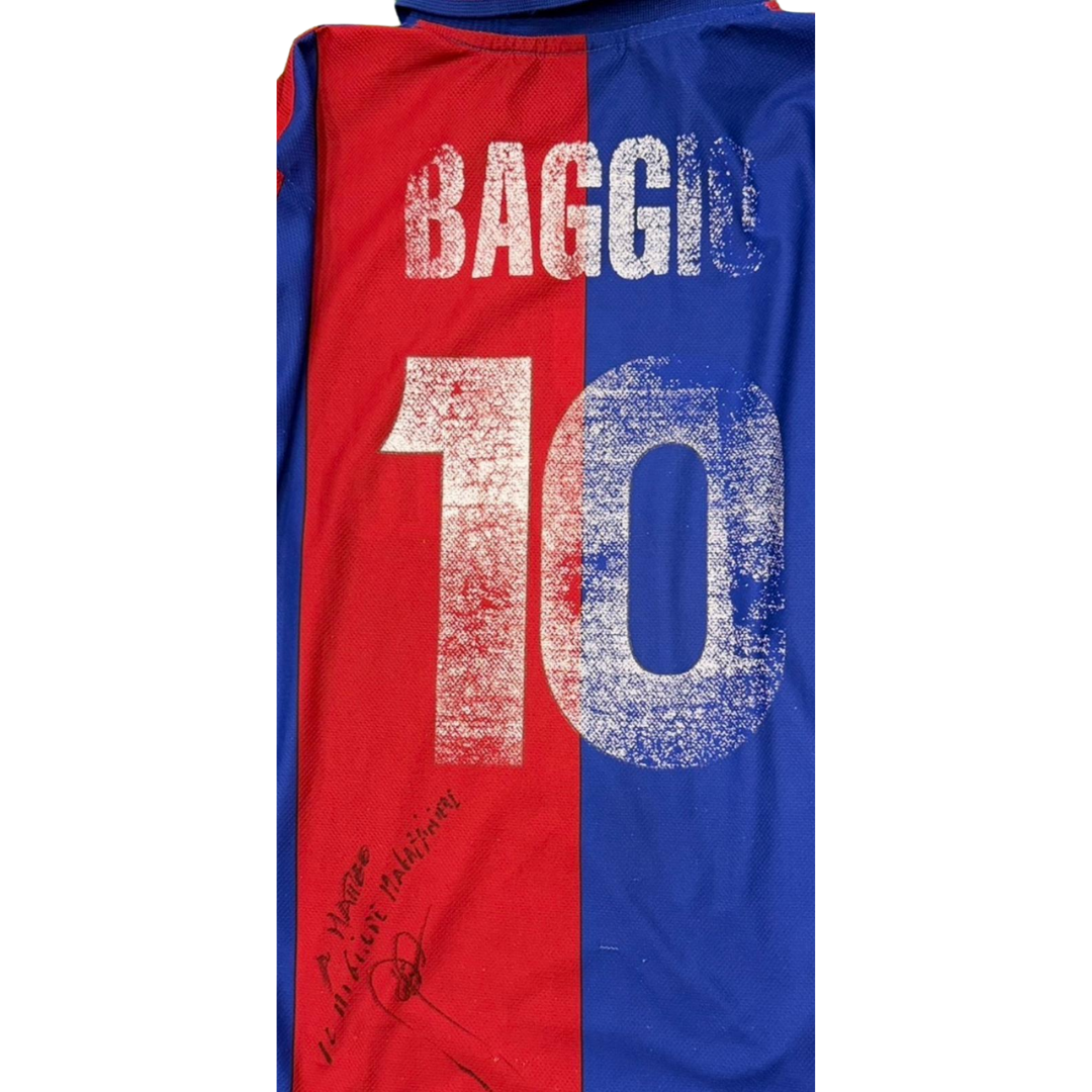 Roberto Baggio Signed Bologna FC Home Shirt (1997/1998)
