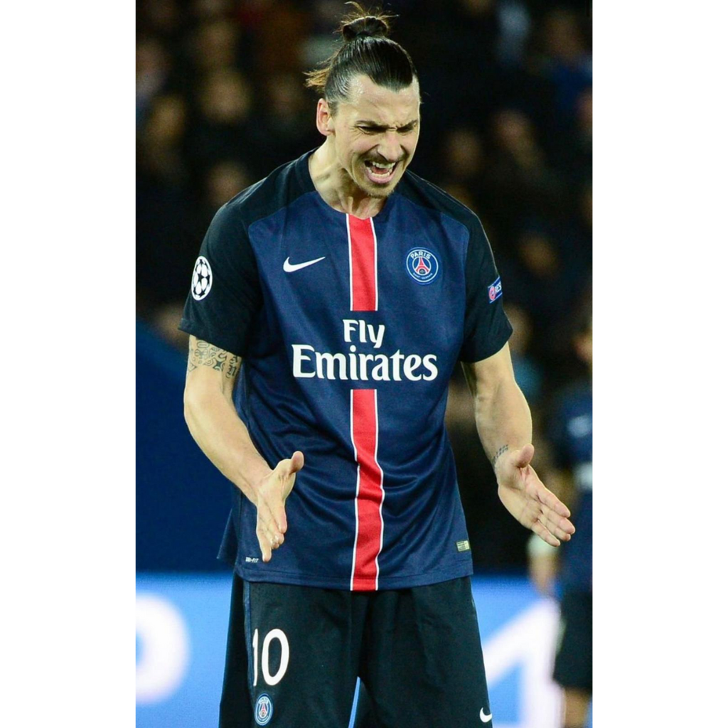 Zlatan Ibrahimović Paris Saint-Germain No.10 Champions League Shirt (2015/2016)