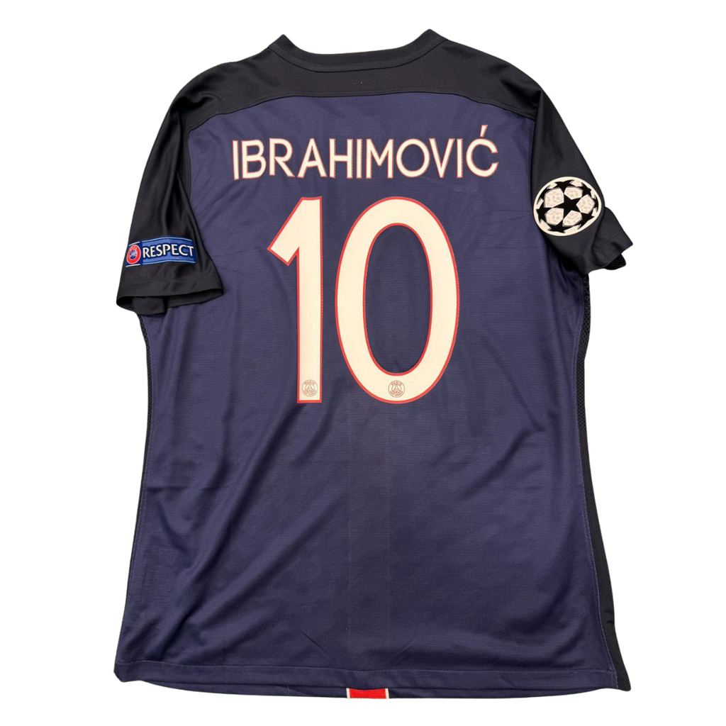 Zlatan Ibrahimović Paris Saint-Germain No.10 Champions League Shirt (2015/2016)