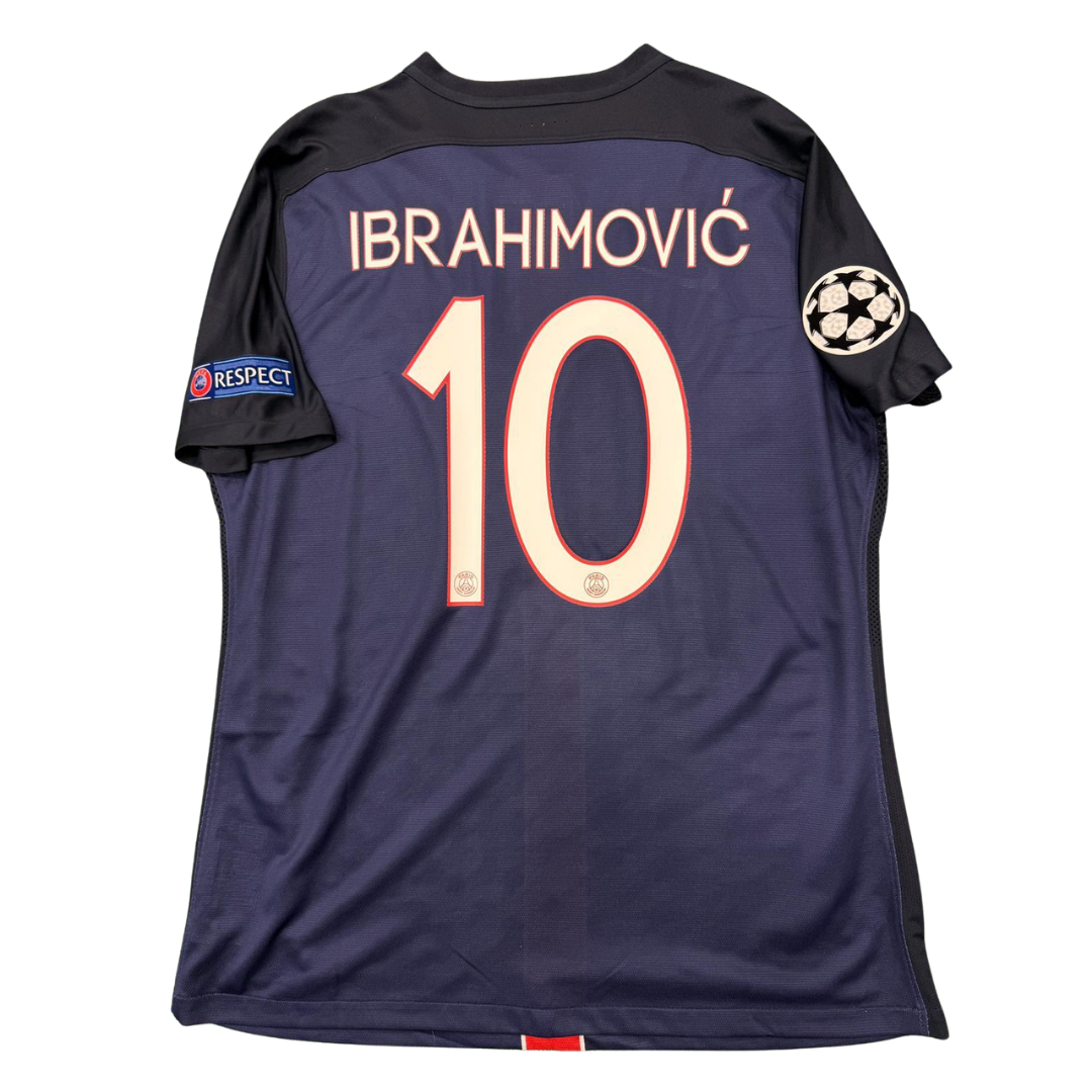 Zlatan Ibrahimović Paris Saint-Germain No.10 Champions League Shirt (2015/2016)