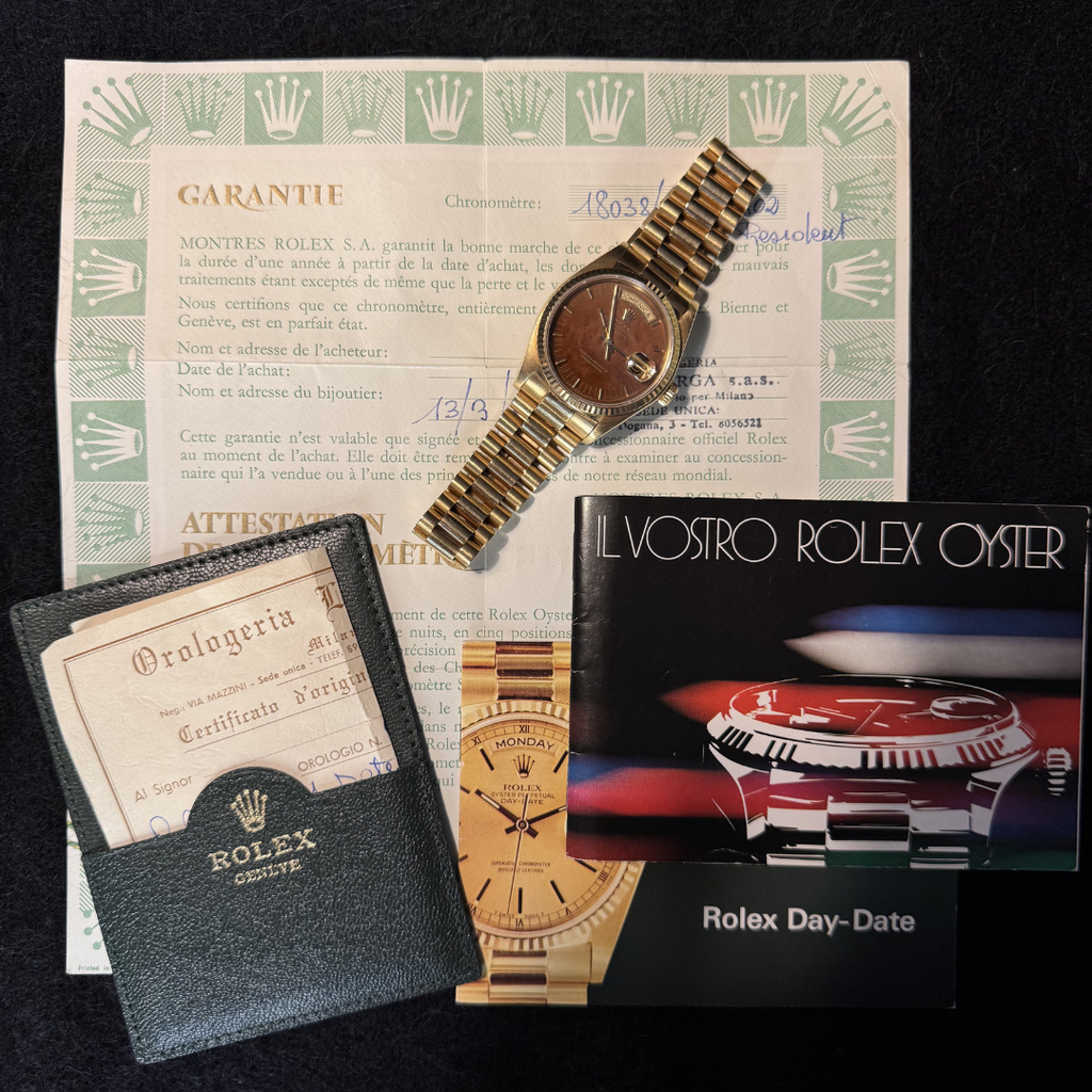 Rolex Day-Date 18038 "Quadrante in Legno" (1980)
