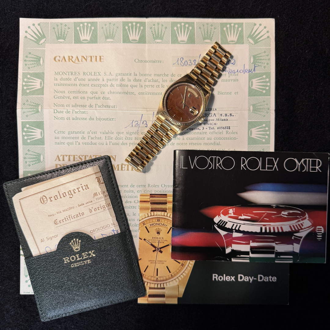 Rolex Day-Date 18038 "Quadrante in Legno" (1980)