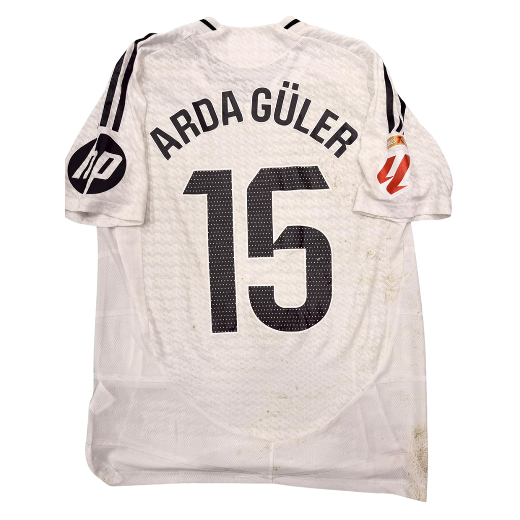 Arda Güler Match-Worn Real Madrid Shirt — vs Celta Vigo, 4 May 2025