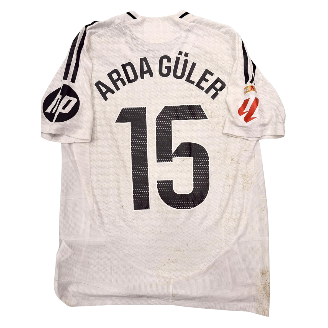 Arda Güler Match-Worn Real Madrid Shirt — vs Celta Vigo, 4 May 2025