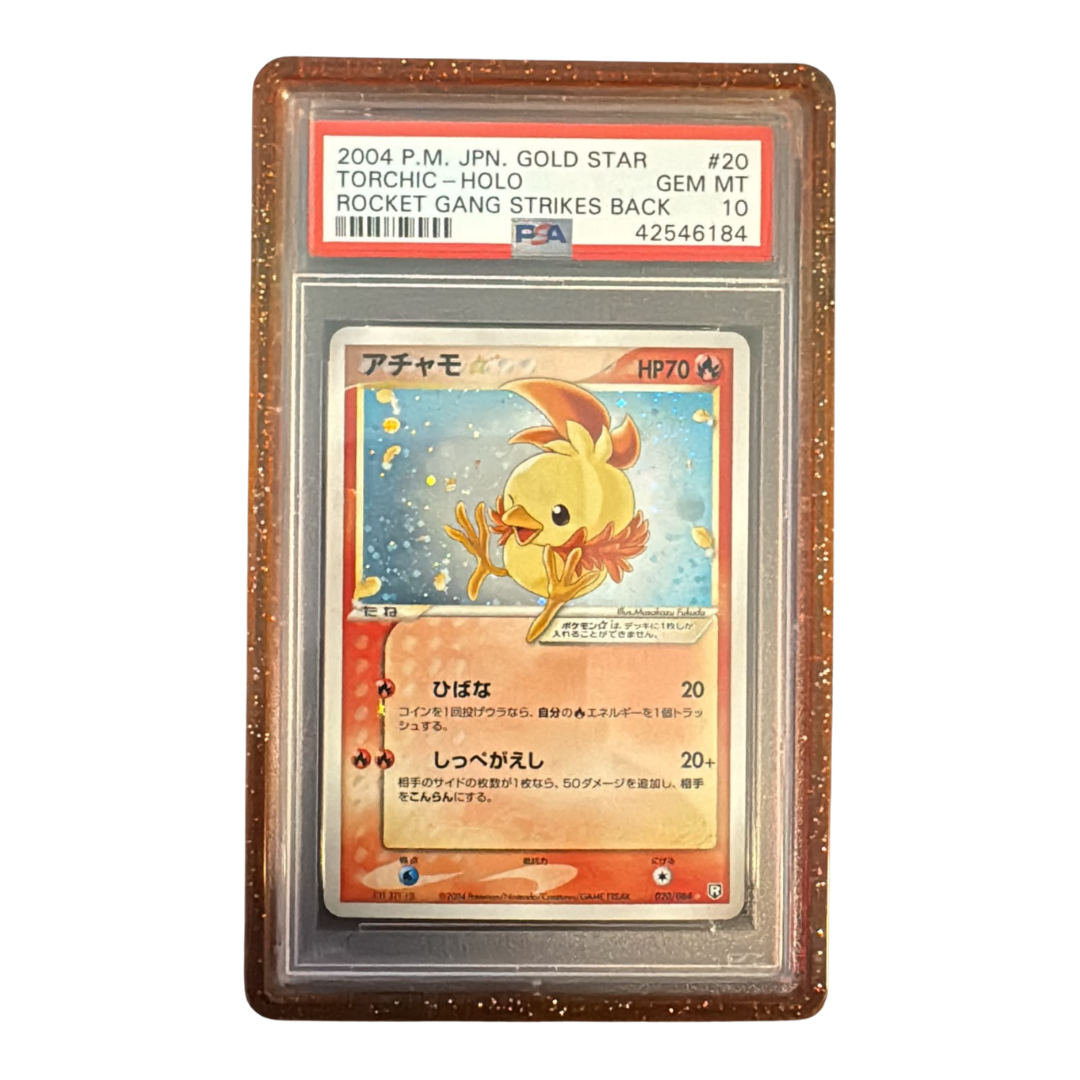 Pokémon Torchic Gold Star (Japanese 1st Edition) PSA 10 Gem Mint