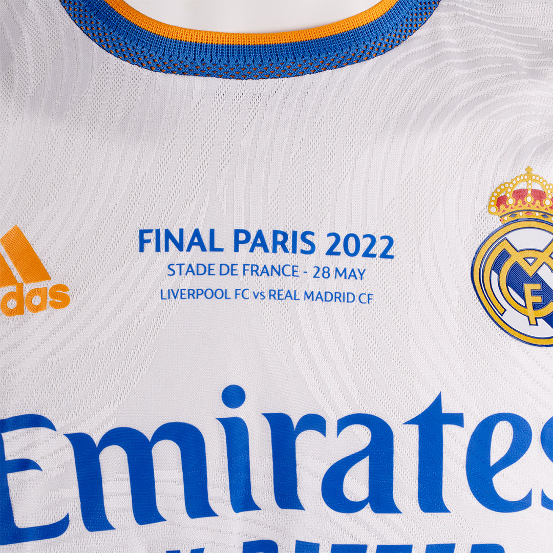 Karim Benzema Match-Prepared Shirt – UEFA Champions League Final 2022