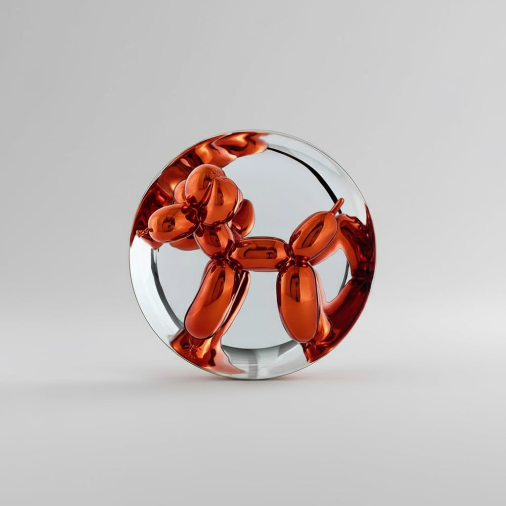 Jeff Koons - Cane palloncino rosso